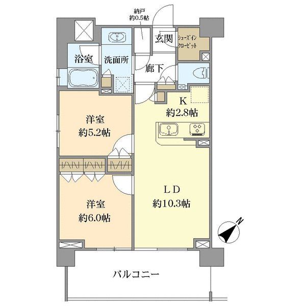 中古マンション 東京都立川市曙町１丁目 多摩モノレール立川北駅 5,980万円