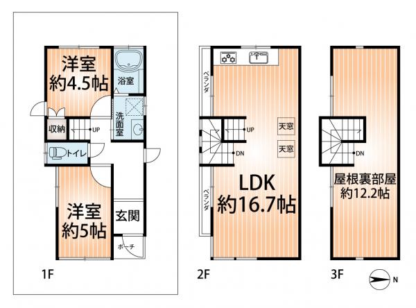 中古戸建 神戸市灘区五毛通3丁目 阪急神戸線王子公園駅 1,880万円