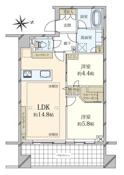 中古マンション 東京都世田谷区池尻４丁目 京王井の頭線駒場東大前駅 1億1,800万円