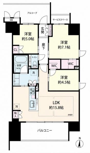 中古マンション 大阪市東淀川区下新庄３丁目1-5 JRおおさか東線JR淡路駅 6,080万円