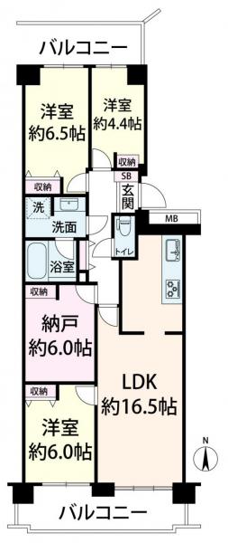 中古マンション 大阪市都島区友渕町１丁目5-10 大阪メトロ谷町線都島駅 4,699万円