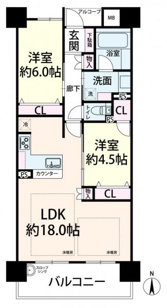 中古マンション 大阪市福島区鷺洲２丁目 JR大阪環状線福島駅 6,980万円