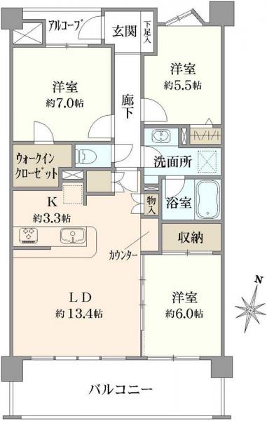 中古マンション 東京都足立区千住桜木１丁目 千代田常磐線北千住駅 6,980万円