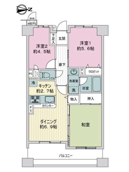 中古マンション 東京都練馬区早宮４丁目 都営大江戸線豊島園駅 4,860万円
