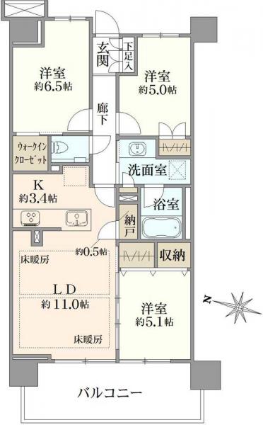 中古マンション 東京都北区東十条６丁目 JR京浜東北線赤羽駅 8,980万円