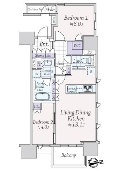 中古マンション 東京都港区東麻布１丁目 都営大江戸線赤羽橋駅 1億9,800万円