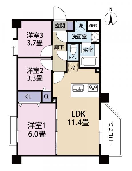 中古マンション 足立区千住関屋町 日比谷線北千住駅 4,780万円