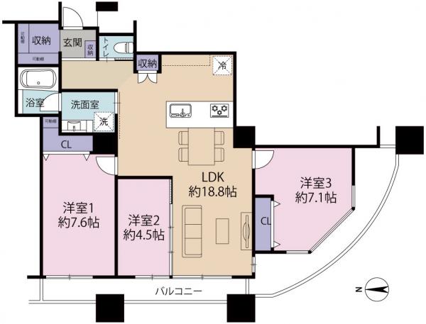 中古マンション 新宿区百人町３丁目 JR山手線新大久保駅 1億2,800万円