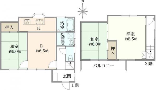 中古戸建 東京都練馬区土支田３丁目 西武豊島線石神井公園駅 2,350万円