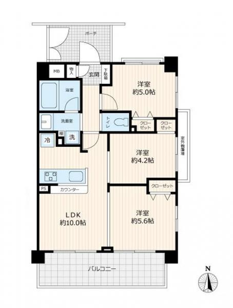 中古マンション 杉並区下井草４丁目 西武新宿線井荻駅 6,280万円