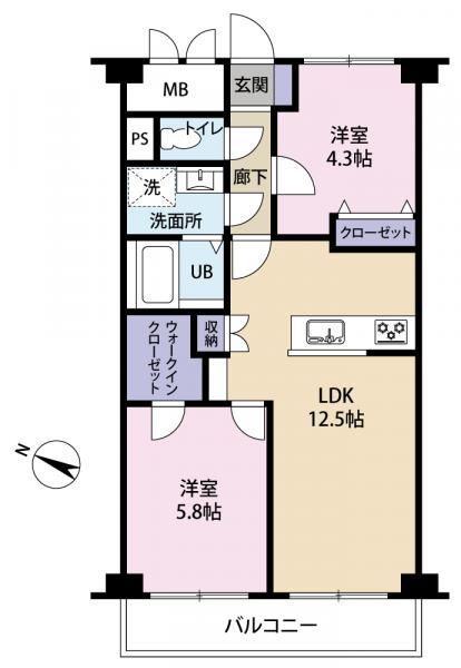 中古マンション 渋谷区代々木２丁目 小田急線南新宿駅 6,480万円