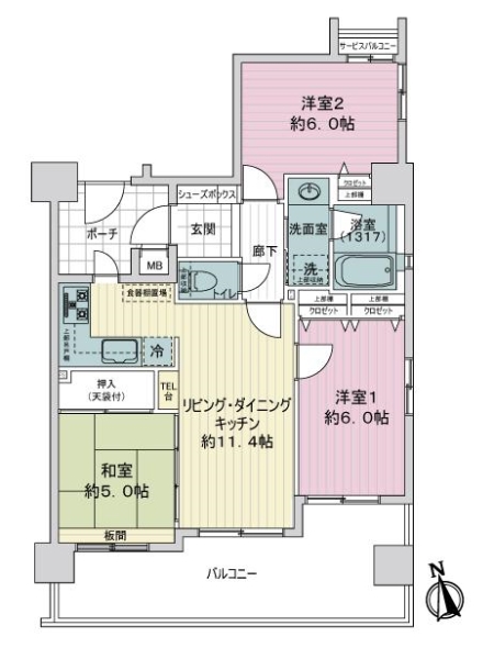 中古マンション 兵庫県神戸市兵庫区七宮町２丁目 神戸市営地下鉄海岸線中央市場前駅 2,480万円