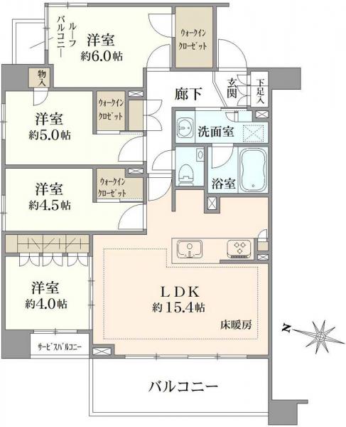 中古マンション 東京都足立区東和４丁目 千代田線北綾瀬駅 7,480万円