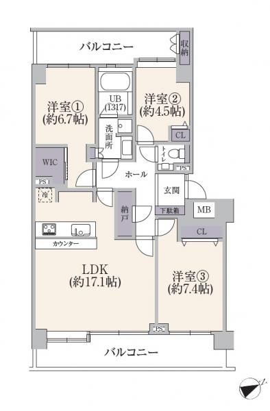 中古マンション 品川区西大井４丁目 JR横須賀線西大井駅 9,980万円