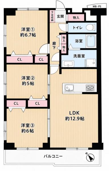 中古マンション 神戸市灘区大石東町４丁目 阪神本線大石駅 2,698万円
