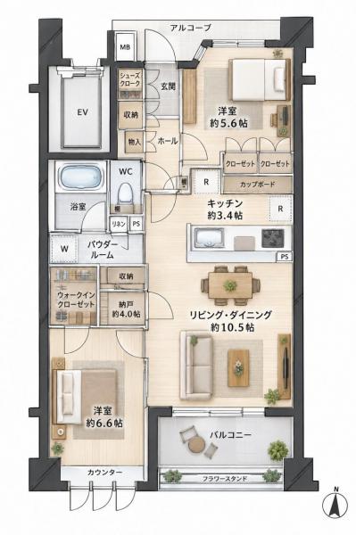 中古マンション 品川区西大井６丁目 JR横須賀線西大井駅 1億1,280万円