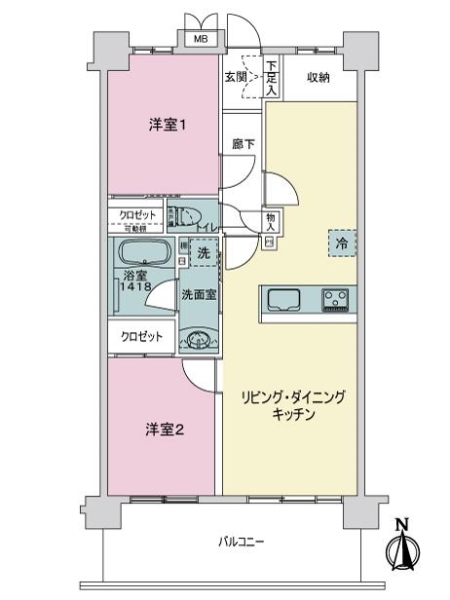 中古マンション 東京都足立区谷中４丁目 千代田線北綾瀬駅 5,980万円