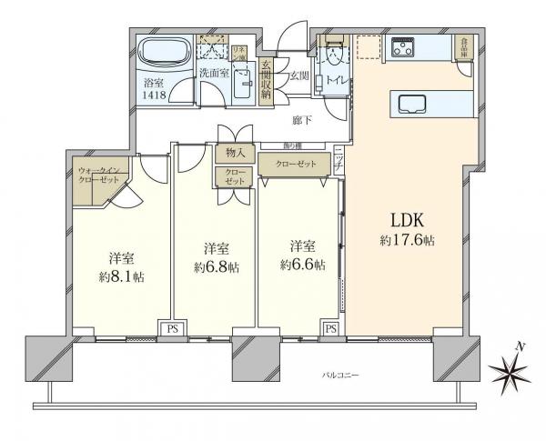 中古マンション 東京都世田谷区玉川１丁目 東急田園都市線二子玉川駅 3億3,800万円
