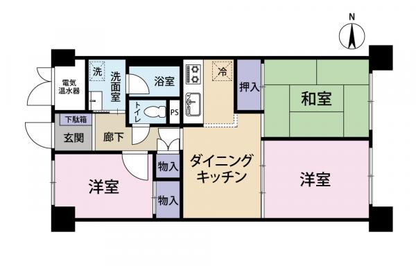 中古マンション 足立区弘道２丁目 東武伊勢崎線五反野駅 2,280万円