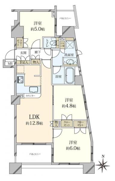 中古マンション 東京都江東区亀戸９丁目 JR中央・総武線亀戸駅 7,380万円