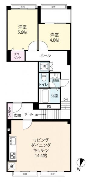 中古マンション 大阪市北区中津２丁目8-B 大阪メトロ御堂筋線中津駅 3,090万円