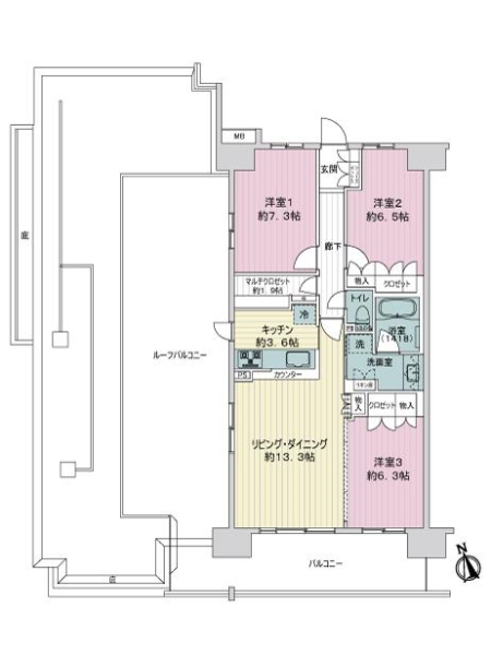 中古マンション 東京都足立区宮城１丁目 都電荒川線小台駅 6,480万円