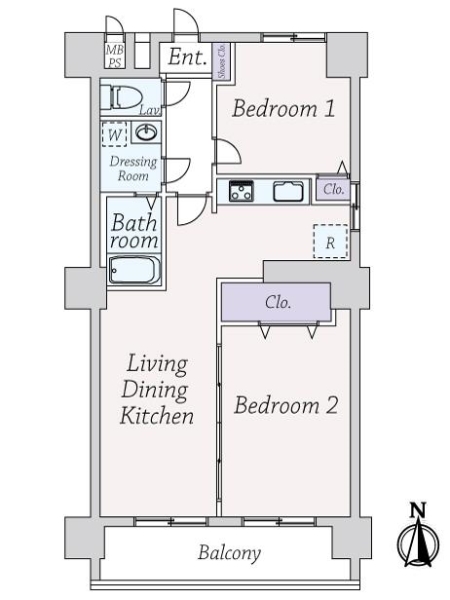 中古マンション 東京都杉並区方南１丁目 丸の内方南支線方南町駅 4,780万円
