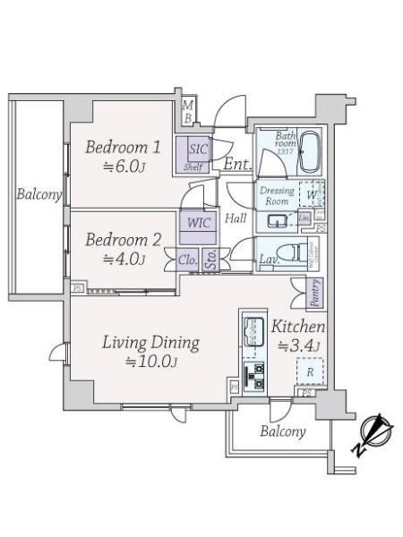 中古マンション 東京都渋谷区本町１丁目 京王競馬場線初台駅 1億2,980万円