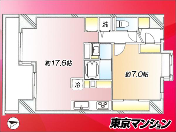 サンクタス代々木ヒルズ 間取り図