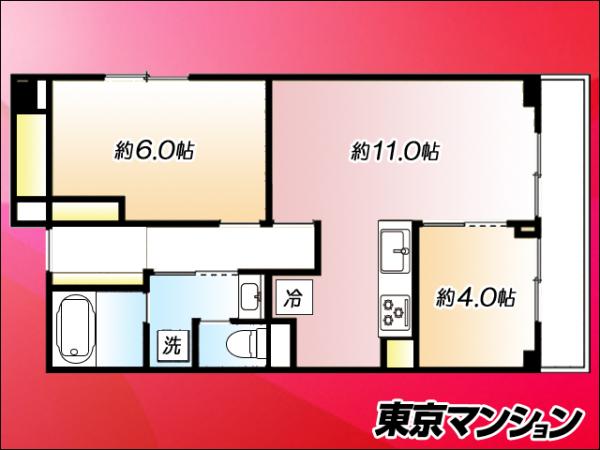 フラッツ池袋 間取り図