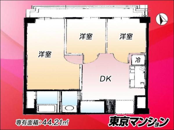 中古マンション 港区東麻布２丁目8-11 都営大江戸線麻布十番駅 6,750万円