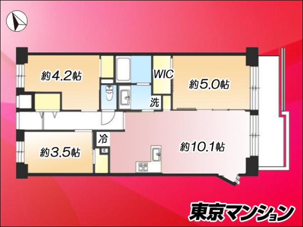 中古マンション 江東区南砂４丁目3-3 東西線南砂町駅 4,380万円