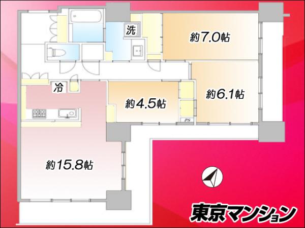 中古マンション 江東区東雲１丁目9-42 有楽町線辰巳駅 1億3,500万円
