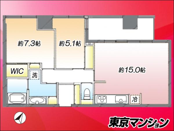 中古マンション 新宿区西新宿４丁目 都営大江戸線西新宿五丁目駅 1億4,300万円