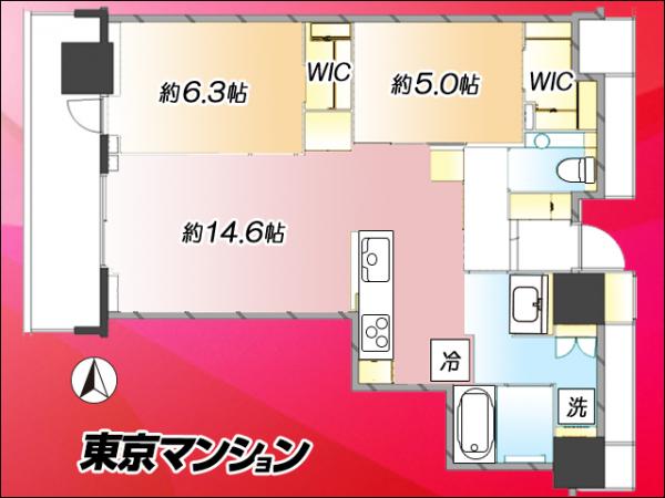 中古マンション 中央区晴海２丁目3-2 有楽町線月島駅 1億3,480万円