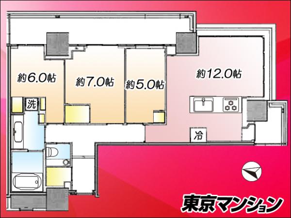 新築マンション 新宿区西新宿５丁目6-1 都営大江戸線西新宿五丁目駅 2億8,000万円