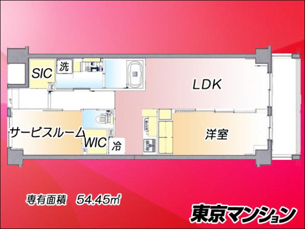 パレステージ光が丘ナチュラコート 間取り図