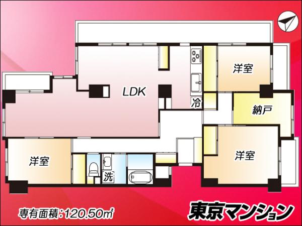 中古マンション 新宿区南山伏町 都営大江戸線牛込神楽坂駅 2億1,500万円