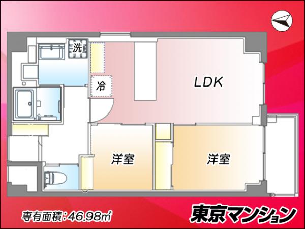 中古マンション 渋谷区広尾１丁目16-3 JR山手線恵比寿駅 7,699万円
