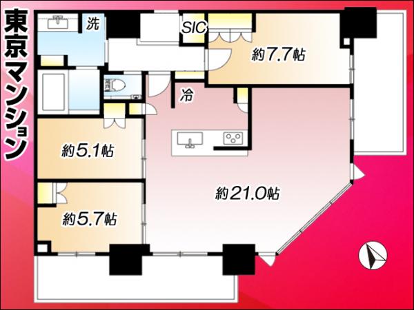 新築マンション 北区上十条２丁目27-1 JR埼京線十条駅 2億1,300万円