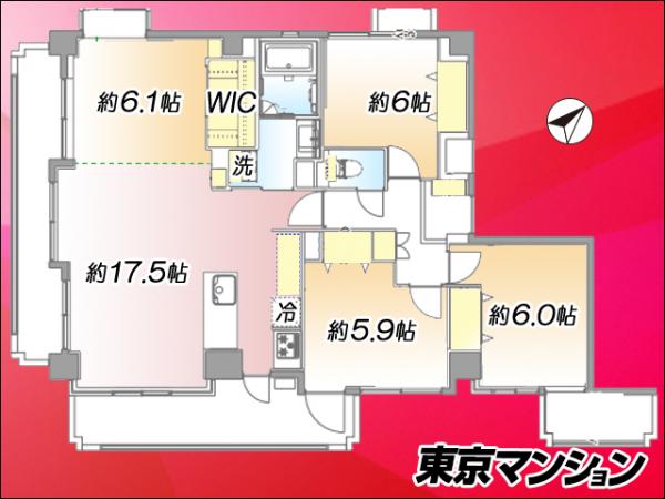 中古マンション 江戸川区中央４丁目 JR中央・総武線新小岩駅 6,299万円