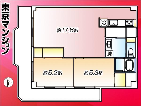 中古マンション 板橋区高島平７丁目37-13 都営三田線新高島平駅 3,080万円