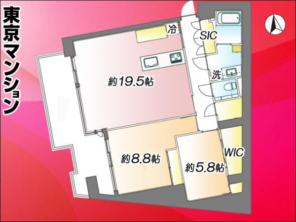 中古マンション 港区麻布永坂町1-58 都営大江戸線麻布十番駅 3億1,900万円