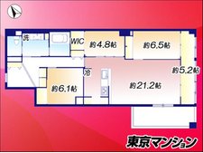 中古マンション 江東区富岡２丁目1-11 東西線門前仲町駅 7,280万円