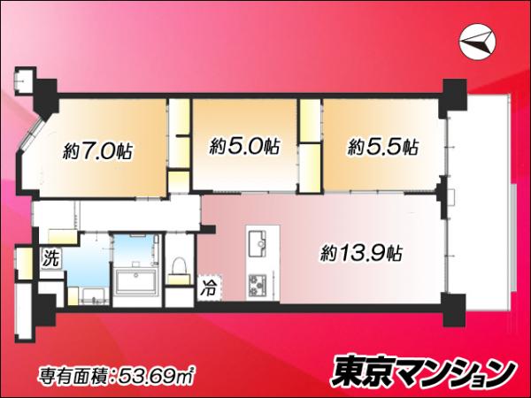 ザ・ウインベル練馬武蔵関 間取り図