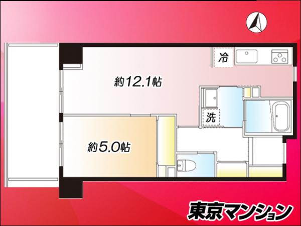 グーデイッシュ千歳船橋 間取り図
