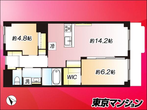 中古マンション 杉並区久我山２丁目23-29 京王井の頭線富士見ヶ丘駅 5,799万円