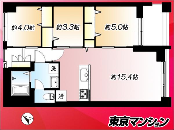 中古マンション 品川区南大井６丁目 JR京浜東北線大森駅 4,999万円