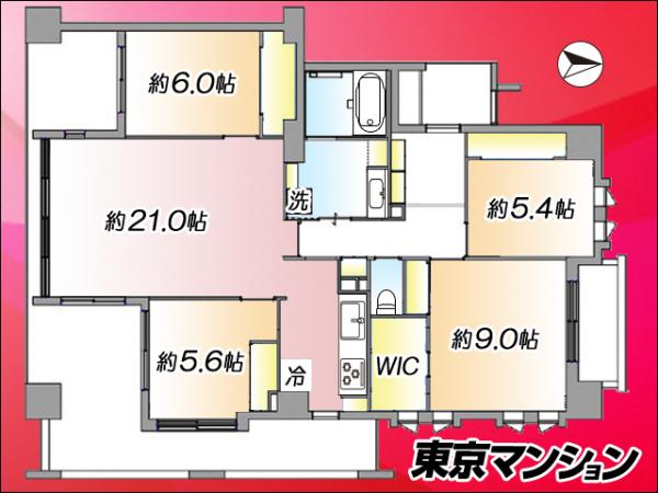 中古マンション 世田谷区玉川台２丁目39-16 東急田園都市線用賀駅 1億3,990万円