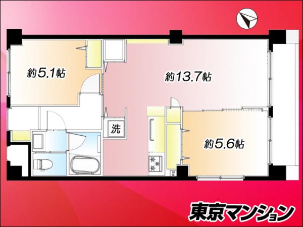 中古マンション 墨田区石原３丁目34-10 都営浅草線本所吾妻橋駅 4,390万円
